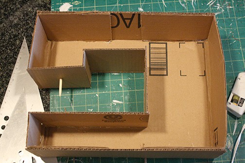 DIY Cardboard Box Play Sewing Machine |  littleredwindow.com | Great tutorial for an adorable play sewing machine made out of an old box!