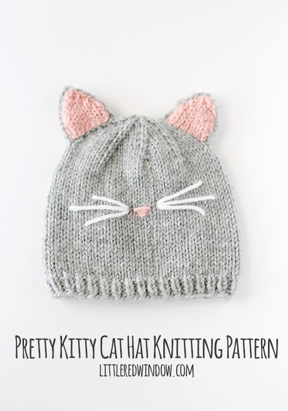Pretty Kitty Cat Hat Knitting Pattern - Page 2 of 2 ...