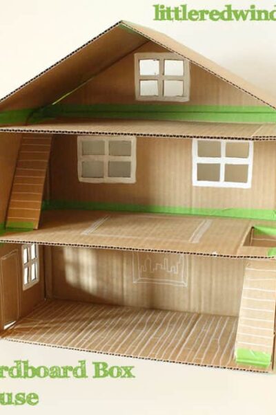 DIY Cardboard Box Toy Doll House