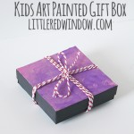 Kids Art Painted Gift Box