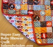 Super Easy Baby Shower Quilt