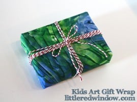 Kids Art Gift Wrap