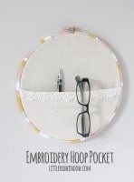 Embroidery Hoop Pocket