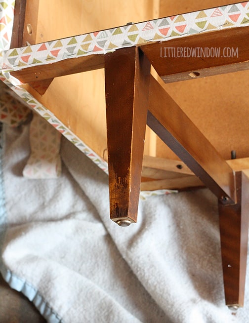 DIY Fabric Wrapped Dresser Tutorial | littleredwindow.com