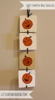 Happy Pumpkin Wall Hanging