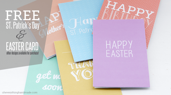cards that say HAPPY EASTER