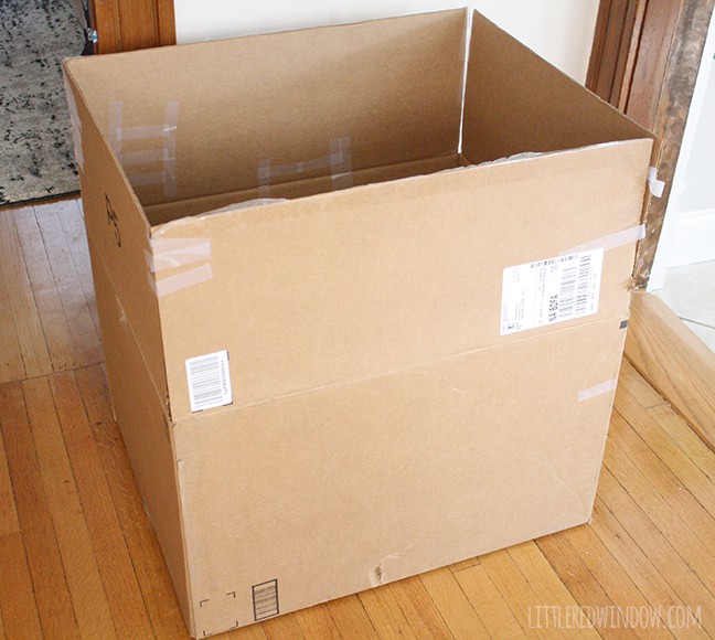 large cardboard box