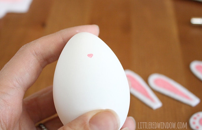 Easter Bunny Eggs | littleredwindow.com | These charming little bunnies are so easy to make!