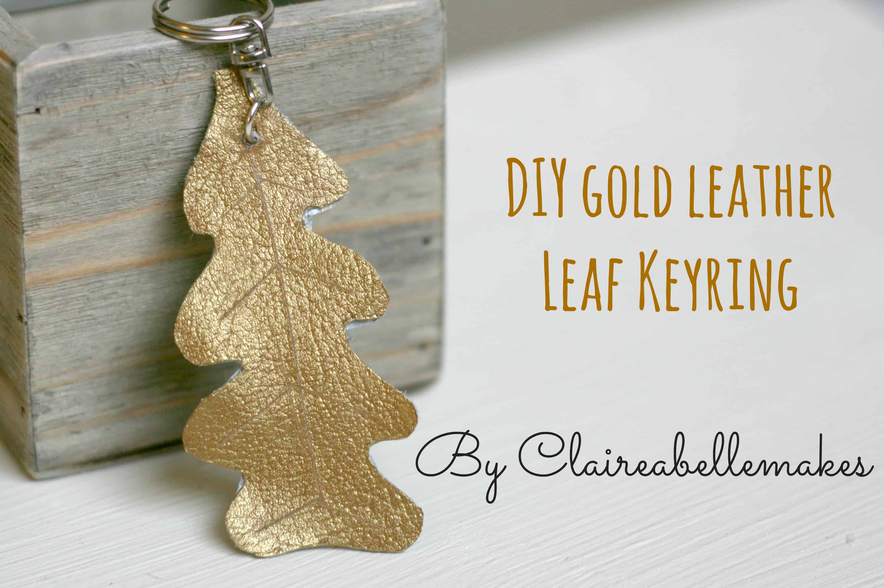 diy-gold-leather-leaf-keyring-by-claireabellemakes