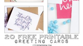 20 Free Printable Greeting Cards for all occasions! | littleredwindow.com