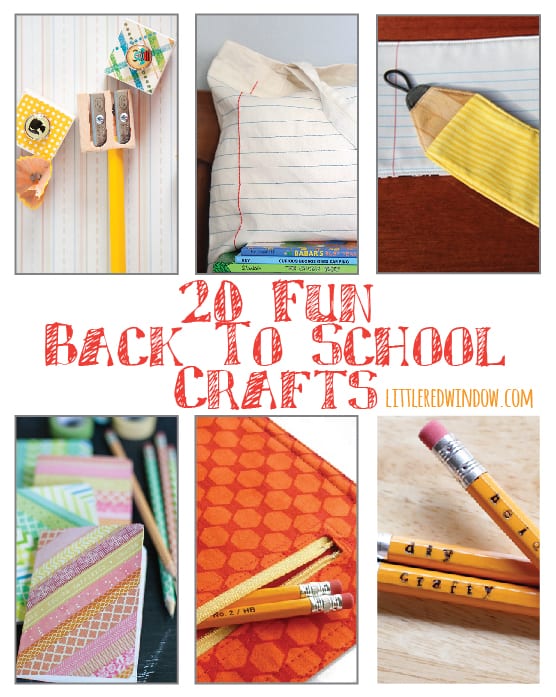 20 Fun Back to School Craft Projects! !