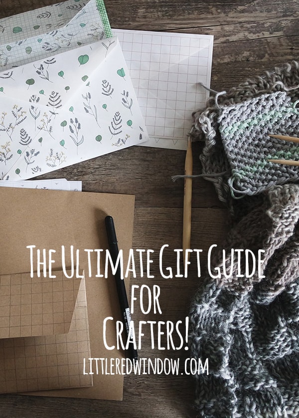 The Ultimate Gift Guide for those hard to shop for Crafty friends and loved ones! | littleredwindow.com