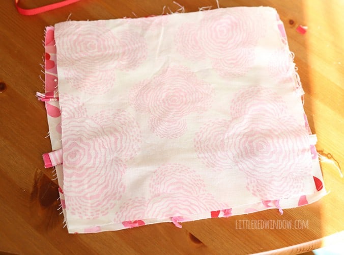DIY Crinkly Tag Blanket for Baby Little Red Window