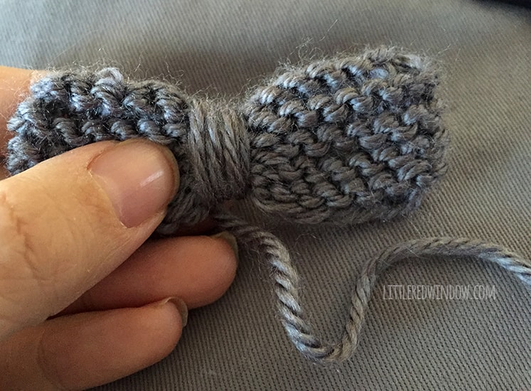Knit Bow Baby Headband Knitting Pattern - Little Red Window