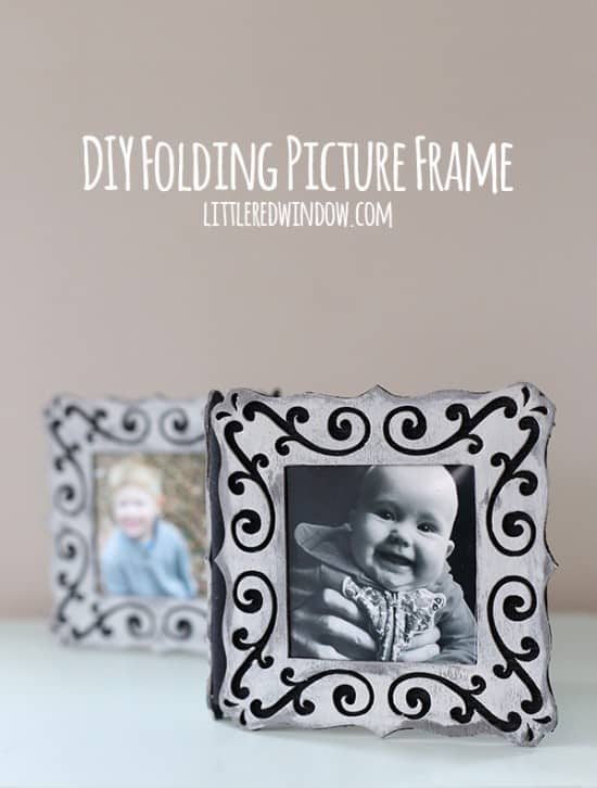 DIY Folding Picture Frame Little Red Window