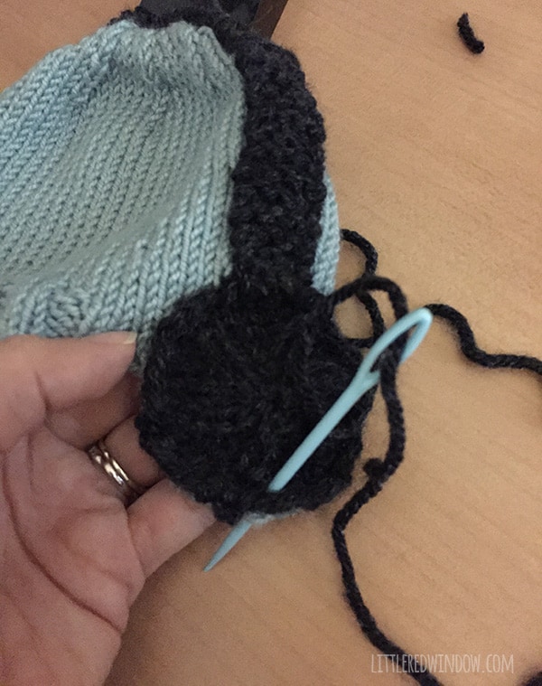 Knit Baby Headphone Hat free knitting pattern! | littleredwindow.com