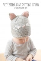 Pretty Kitty Cat Hat Knitting Pattern