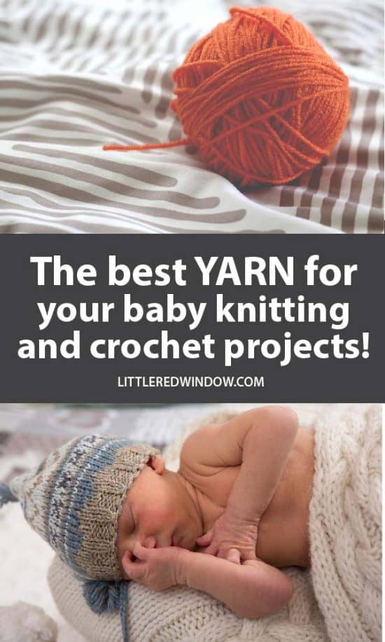 Best yarn for baby blankets & knitting and crochet projects for babies