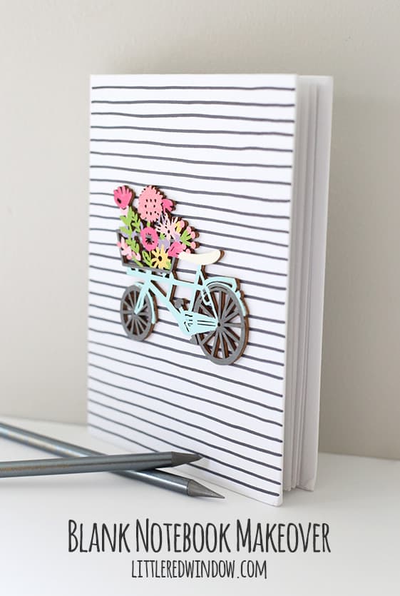 Crafty Blank Notebook Makeover! | littleredwindow.com
