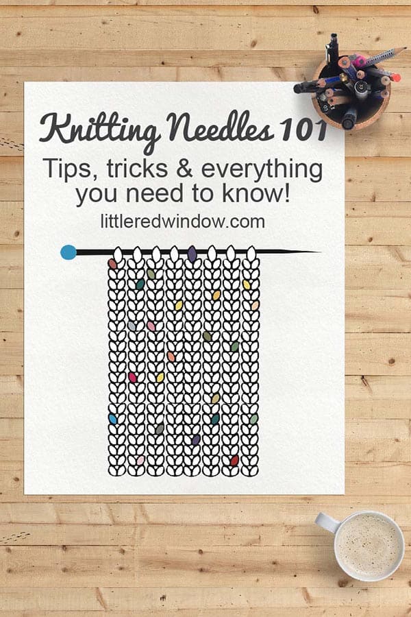 Tips and Tricks for choose between all the different types of knitting needles!