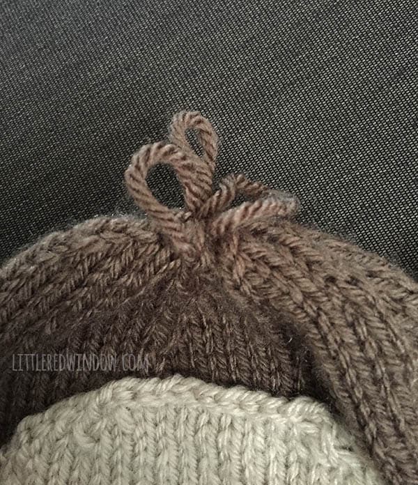 Adorable Silly Monkey Hat Knitting Pattern for babies and toddlers! | littleredwindow.com
