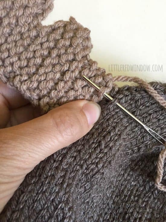 Mini Moose Hat Knitting Pattern - Little Red Window