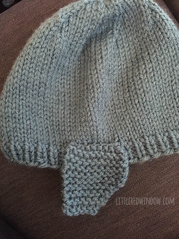 Narwhal Hat Knitting Pattern for newborns, babies and toddlers! | littleredwindow.com