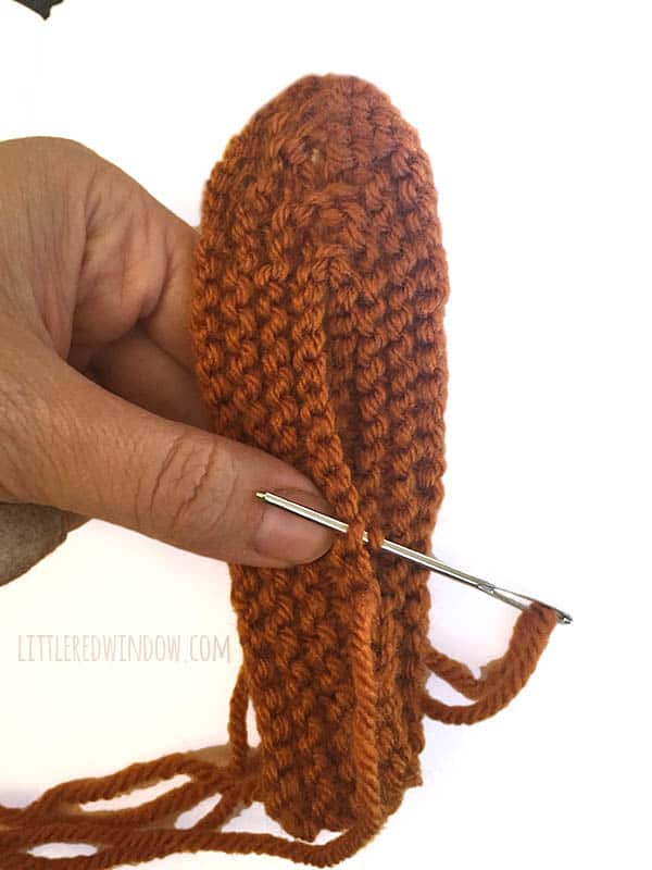 Thanksgiving Turkey Hat Knitting Pattern for newborns, babies and toddlers! | littleredwindow.com