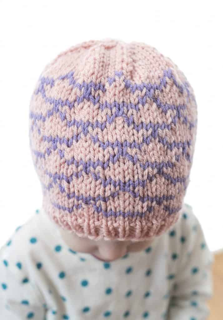 Mermaid Hat Knitting Pattern for your newborn, baby or toddler! | littleredwindow.com