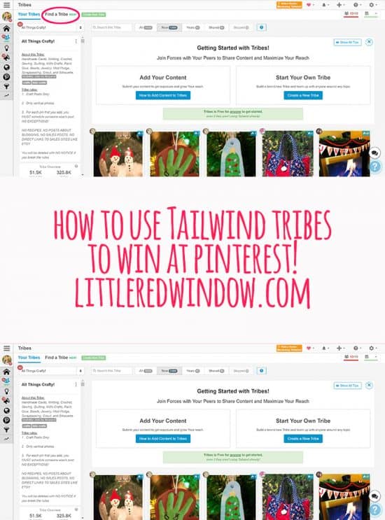 How to Use Tailwind Tribes - Little Red Window