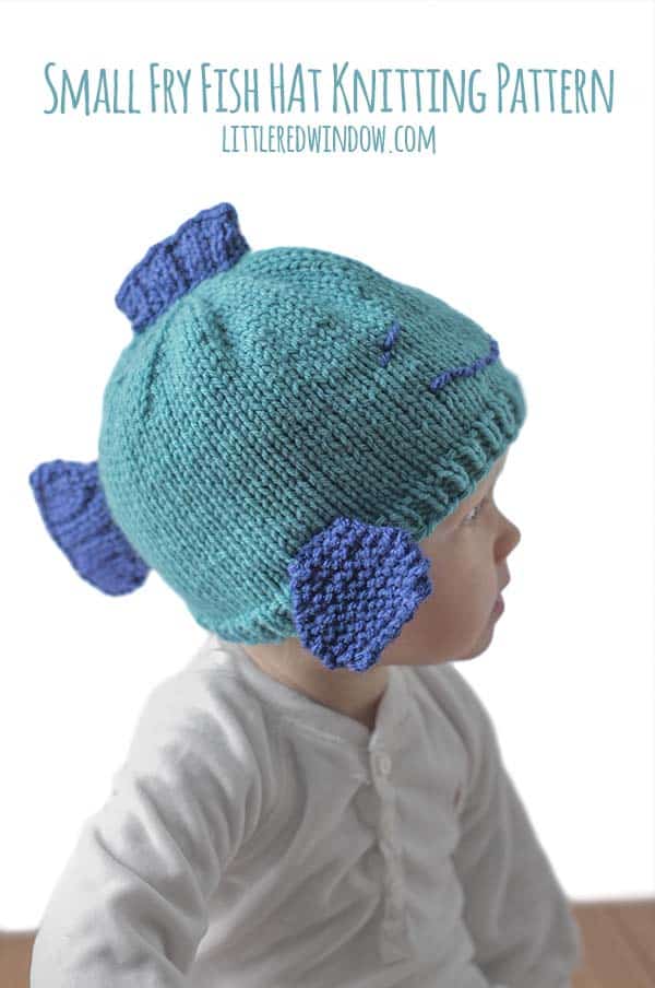 Baby Hat Cute Fish Shape Cartoon Unisex Crochet Knit Cap Goldfish Hand-knitted