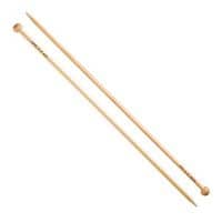 addi Straight Natura Bamboo 10-inch (25cm) Knitting Needles; Size US 07 (4.50 mm)