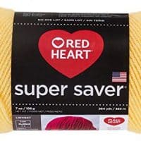 Red Heart  E300.0235 Super Saver Economy Yarn, Lemon