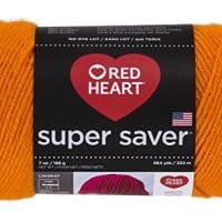 Red Heart Super Saver Yarn, Pumpkin
