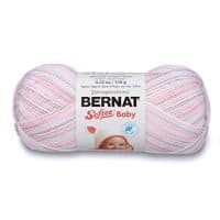 Bernat Softee Baby Yarn, Ombre, 4.2 Ounce, Pink Flannel, Single Ball
