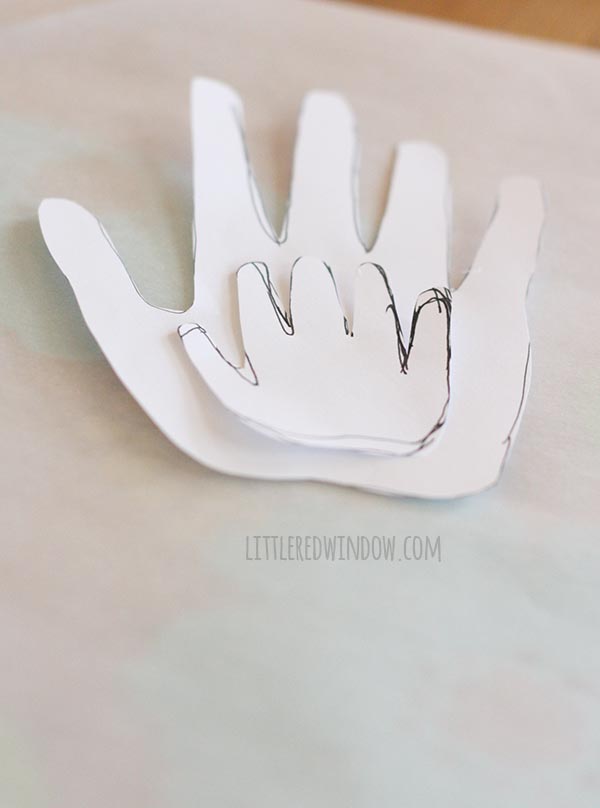 DIY Air Dry Clay Handprint Ornaments, make these adorable handprint ornaments with your kids this Christmas!