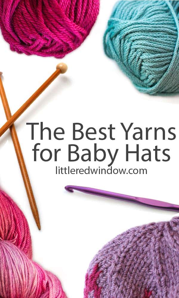 Whether you knit or crochet, find out how to choose the best yarn for baby hats!
