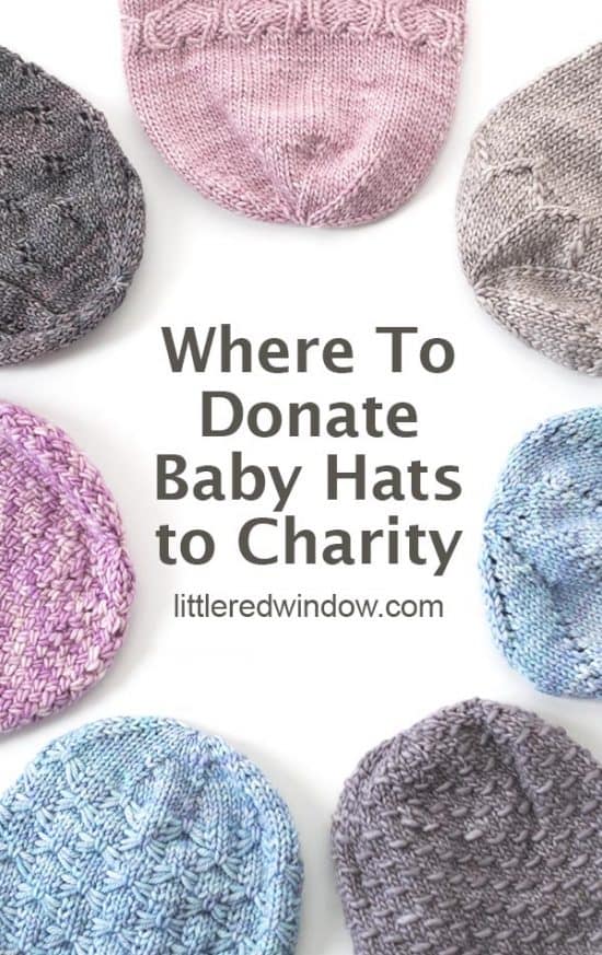 Where to Donate Baby Hats to Charity Little Red Window
