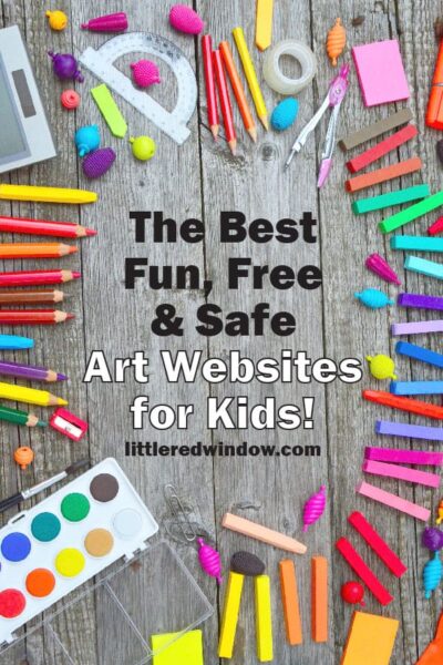The Best Fun, Free ( and Safe) Online Art Lessons for Kids! These sites are all full of fun ideas, inspiration and tutorials that will definitely keep your creative kid occupied for hours!