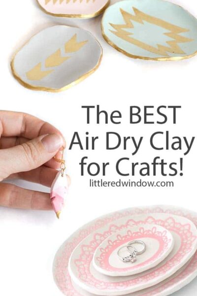 Learn which air dry clay is the best to use for craft projects and get tips and tricks for working with air dry clay!
