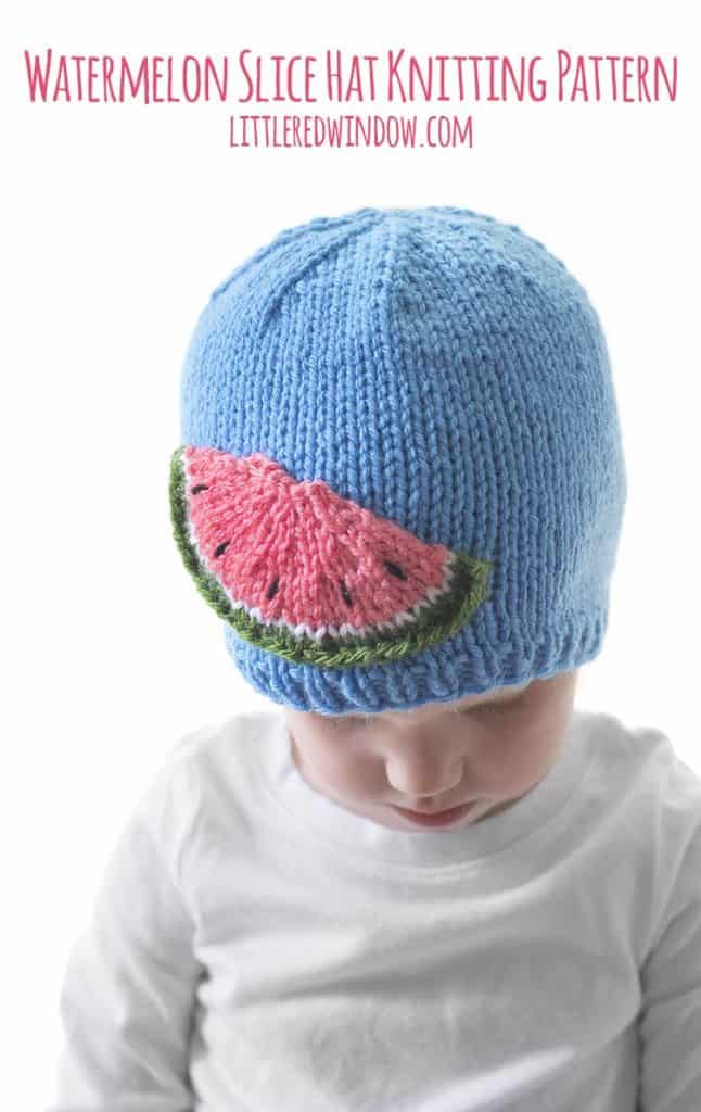 The Cutest Vegetable and Fruit Baby Hat Knitting Patterns Little Red