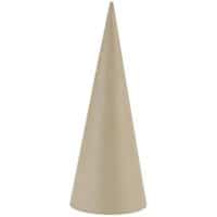 DARICE 2873-311 Paper Mache 5m Open Bottom Cone Craft Supplies, 10.63 by 4-Inch