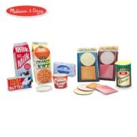 Melissa & Doug Let's Play House Fridge Fillers (Pretend Play Grocery Toys, 20 Pieces)
