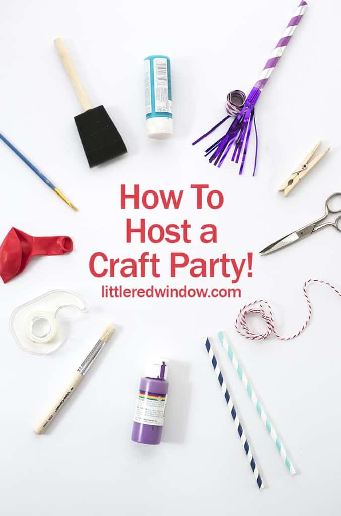 Find out how to pick a project, get supplies and host a fun and productive craft party with your friends!