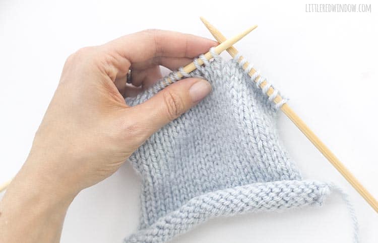 Fixed dropped knit stitch!