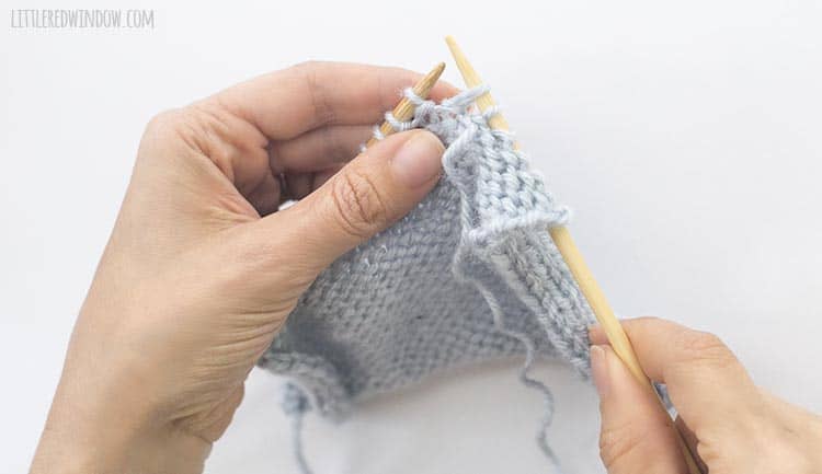 To start an ssp, slip the first stitch knitwise