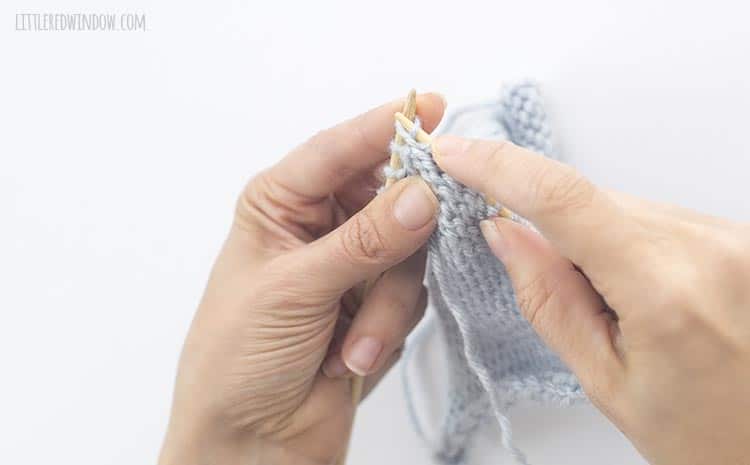 For a pfb, bring the right needle back around and purl again into the back of the same stitch