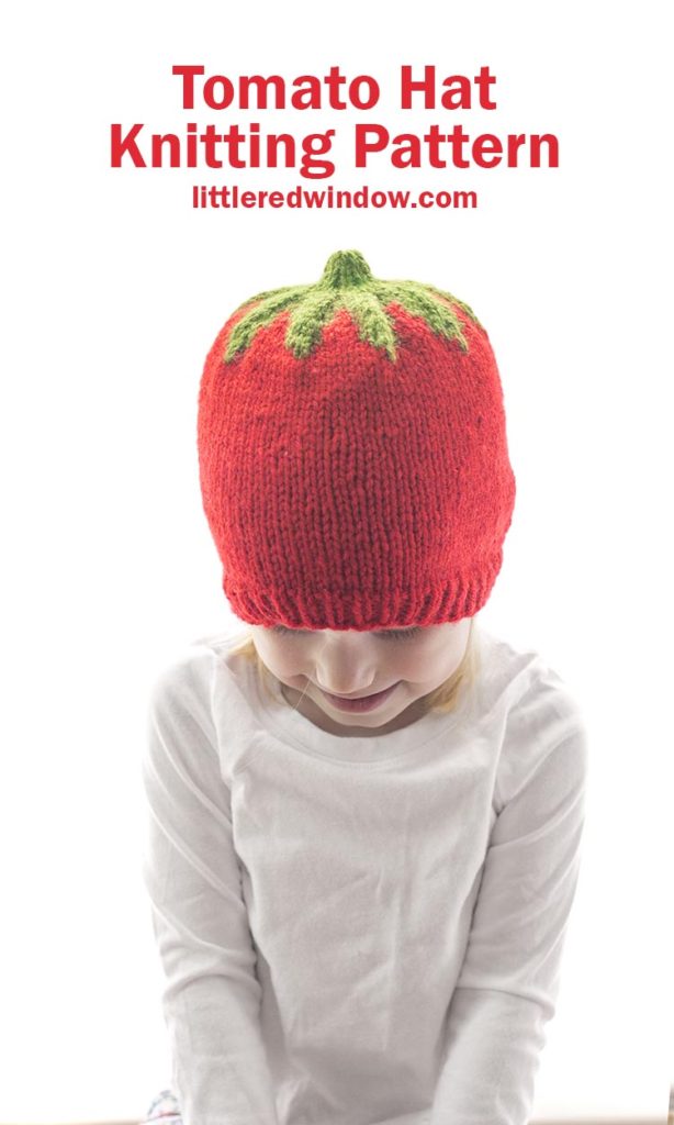 tomato hat knitting pattern pin