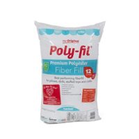 Fairfield FAIPFT12 Fiber Poly Fil Bag, 12 oz, White