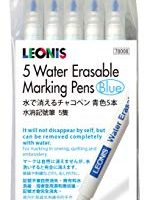 LEONIS 5 Water Erasable Marking Pens Blue [ 78008 ]